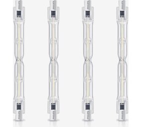 Philips Philips R7s 160W > (200w) Lang Plusline ES Halogeenlamp 2-Kneeps 118mm (4 stuks) Philips Philips R7s 160W > (200w) Lang Plusline ES Halogeenlamp 2-Kneeps 118mm (4 stuks)