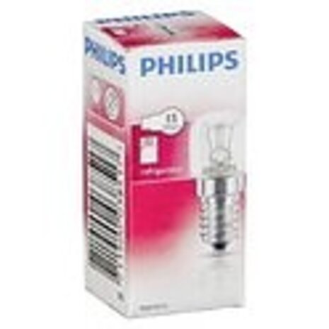 Philips Philips Helder koelkastlamplamp 15W E14 Philips Philips Helder koelkastlamplamp 15W E14