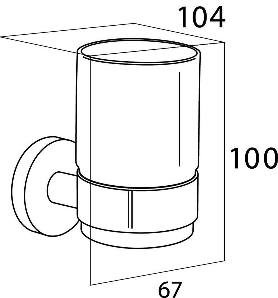 Tiger Tiger Verdi Bekerhouder Enkel - Chroom - (2001) Tiger Tiger Verdi Bekerhouder Enkel - Chroom - (2001)