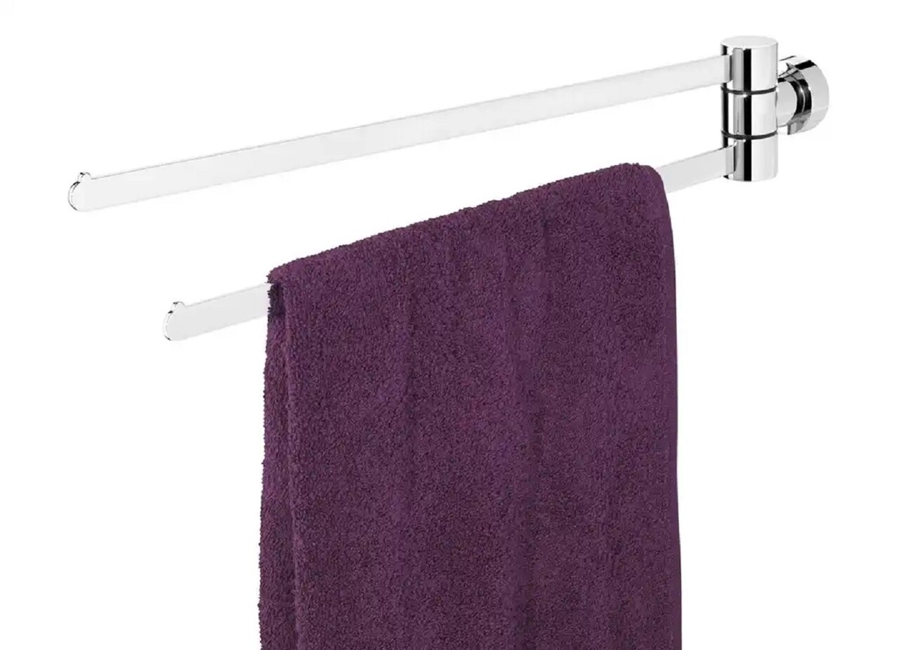 Tiger Tiger Verdi - Handdoekrek zwenkbaar  2-Armig - Chroom glans - (2012) Tiger Tiger Verdi - Handdoekrek zwenkbaar  2-Armig - Chroom glans - (2012)