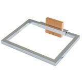 Tiger Tiger Zenna Handdoekhouder rechthoekig – Chroom glans/Beuken hout - (3514)