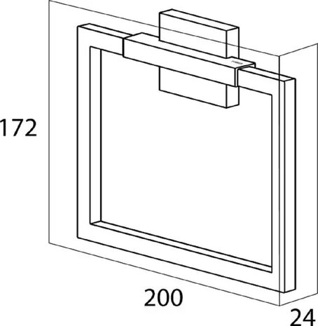 Tiger Tiger Zenna Handdoekhouder rechthoekig – Chroom glans/Beuken hout - (3514) Tiger Tiger Zenna Handdoekhouder rechthoekig – Chroom glans/Beuken hout - (3514)