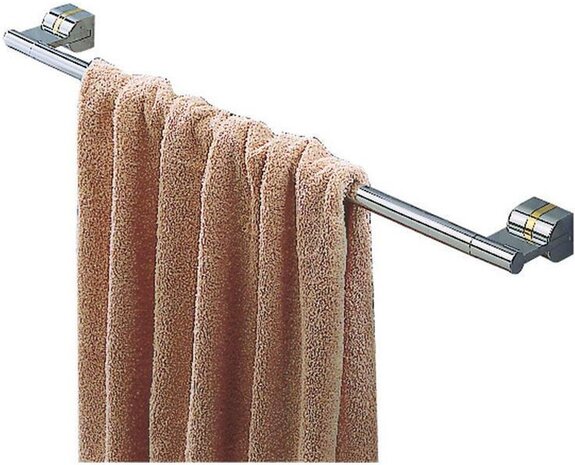 Tiger Tiger Cria - Handdoekstang -  RVS en kunststof verchroomd mat - (3461.3.02) Tiger Tiger Cria - Handdoekstang -  RVS en kunststof verchroomd mat - (3461.3.02)