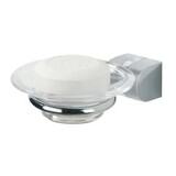 Tiger Tigra Cria Zeepschaal - RVS verchroomd  - Helder glas - (3455) Tiger Tigra Cria Zeepschaal - RVS verchroomd  - Helder glas - (3455)