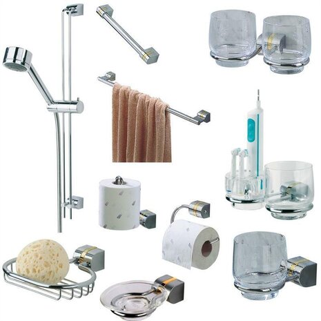 Tiger Tigra Cria Zeepschaal - RVS verchroomd  - Helder glas - (3455) Tiger Tigra Cria Zeepschaal - RVS verchroomd  - Helder glas - (3455)