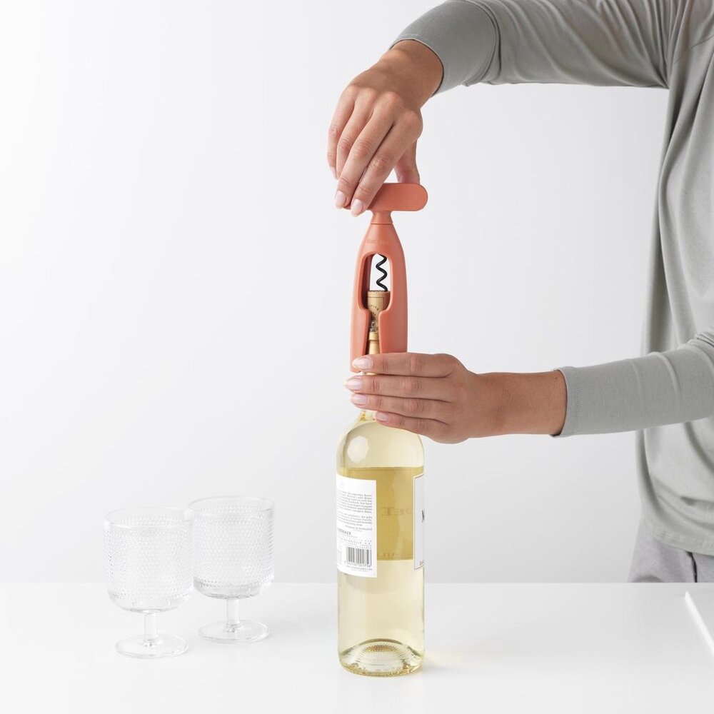 Brabantia Brabantia Tasty+ Kurkentrekker - Terracotta Pink Brabantia Brabantia Tasty+ Kurkentrekker - Terracotta Pink