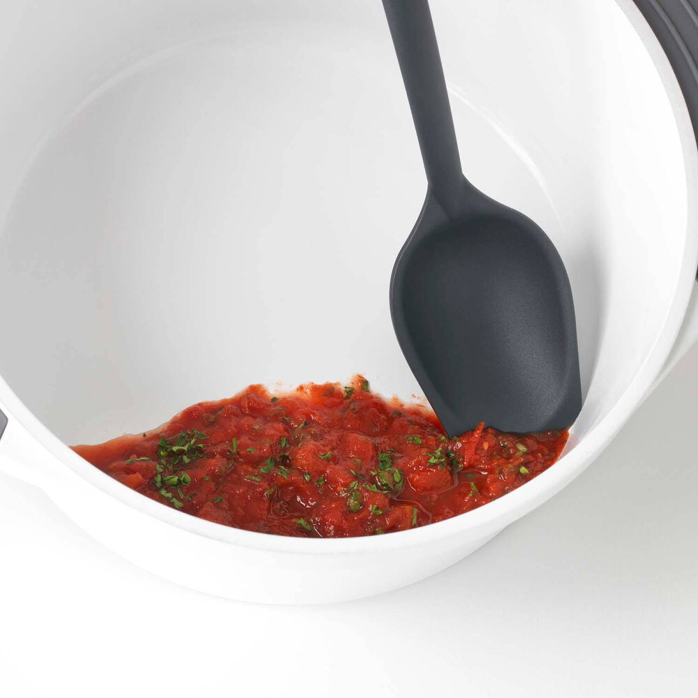 Brabantia Brabantia Tasty+ Opscheplepel plus Schraper - Grape Red Brabantia Brabantia Tasty+ Opscheplepel plus Schraper - Grape Red