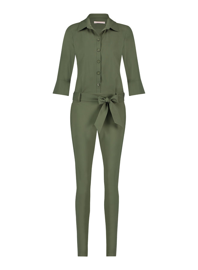 ANGELIQUE JUMPSUIT 3/4 WITH CUFF 90544 GREEN