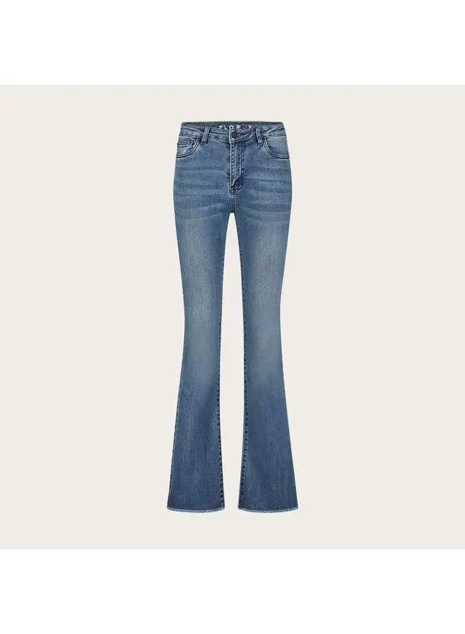 Jeans Flared Steel Blue