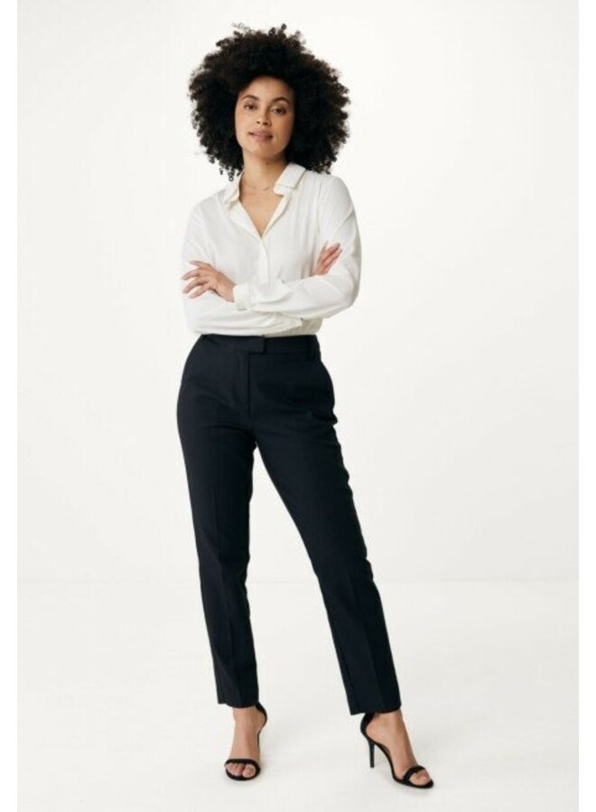 Broek Tapered Leg Zwart 01033