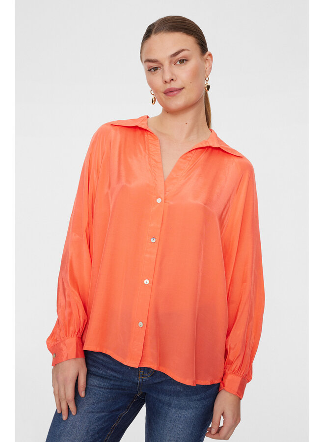 Blouse FQMADDE Hot Coral