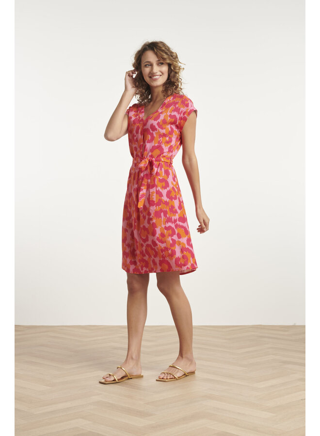 Jurk 24161 Pink Multicolour