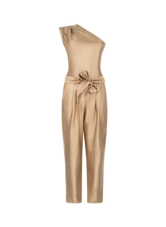 Jumpsuit Livea Satin Warm Beige