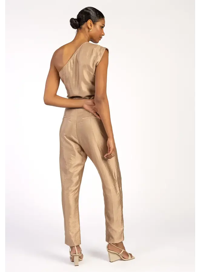 Jumpsuit Livea Satin Warm Beige