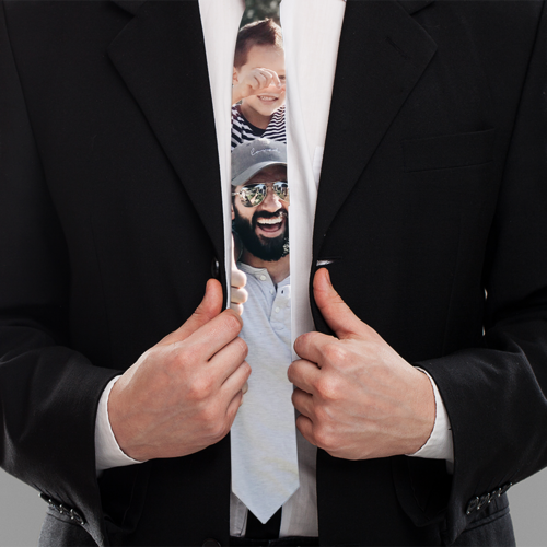 Stropdas met foto bedrukt Stropdas met foto bedrukt