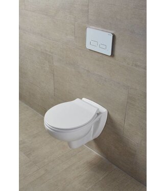 Sanitear EGGE Slim Softclose Toiletbril ,Dun, Afklikbare