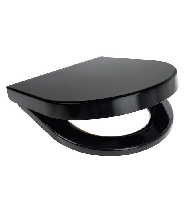 Sanitear CAPRI Soft Close Toiletzitting ,Zwart