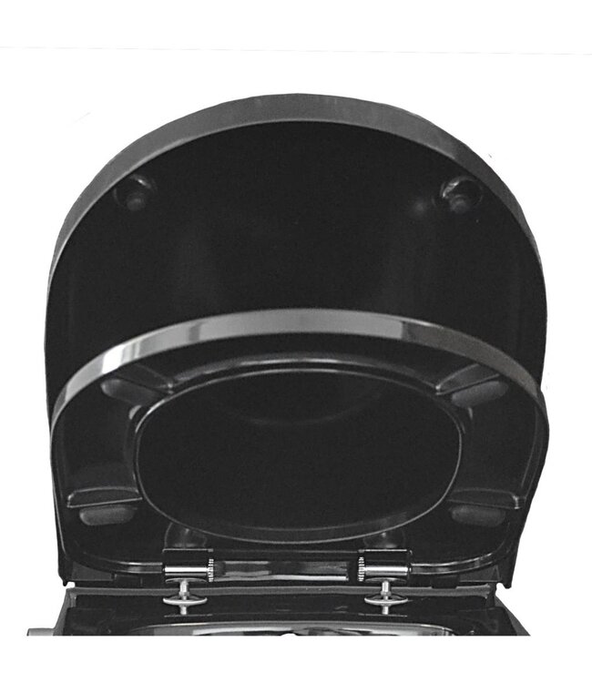 Sanitear CAPRI Soft Close Toiletzitting ,Zwart