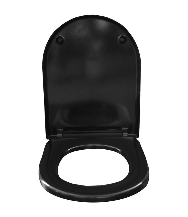 Sanitear CAPRI Soft Close Toiletzitting ,Zwart