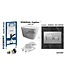 Geberit Hangtoilet set aanbieding met Geberit up320 inbouwframe