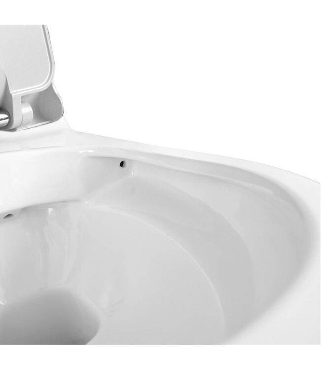 Sanitear MINERAAL Hangend Toilet , Antibacterieel NANO Coating