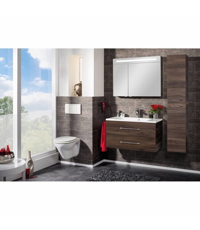 Acqua dell'arte Badkamermeubel 5 DELIGE ! Donker Eiken, Melamine Coating