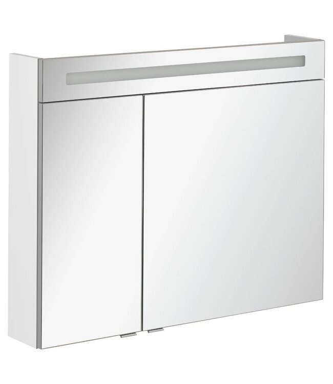 Acqua dell'arte Badkamermeubel Set 90 cm 5 DELIGE ! Hoogglans Wit, Melamine Coating