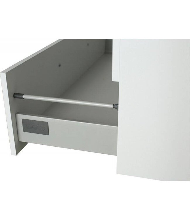 Acqua dell'arte Badkamermeubel set 140 cm MINERAAL, Antraciet, Dubbel Wasbakken