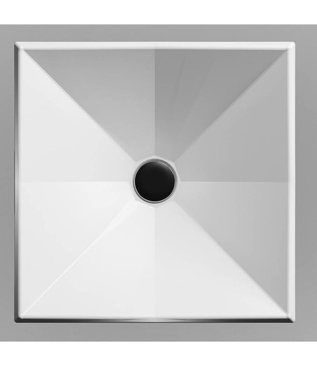 Sanitear ANTIBACTERIEEL WASKOM "ELEMENTO " 41 X 41 X 14,5 CM