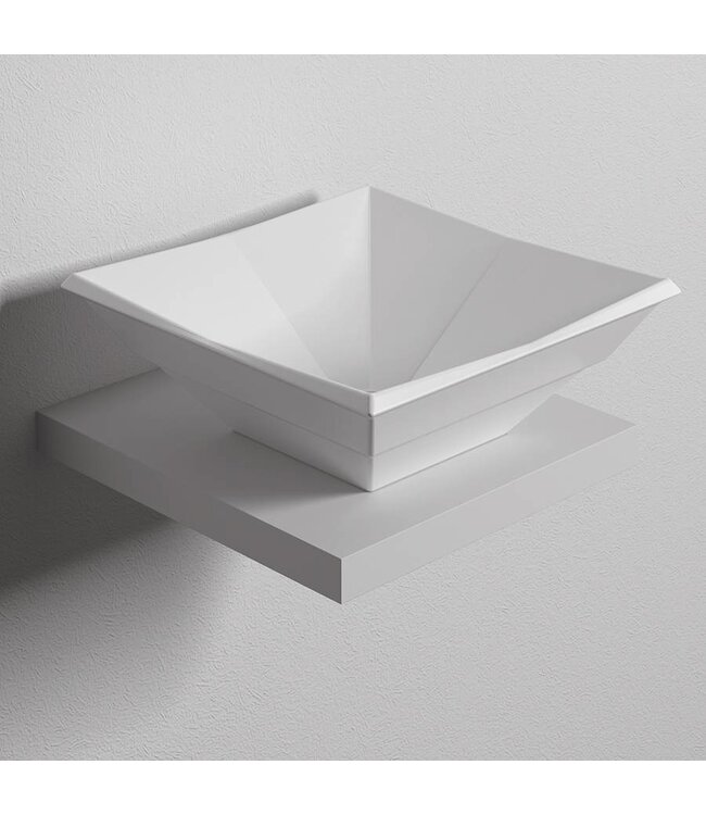 Sanitear ANTIBACTERIEEL WASKOM "ELEMENTO " 41 X 41 X 14,5 CM