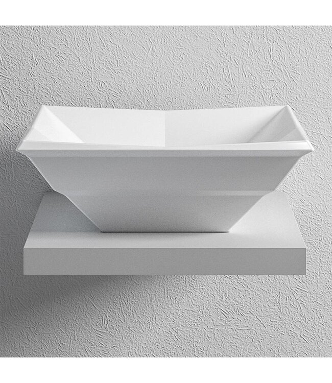 Sanitear ANTIBACTERIEEL WASKOM "ELEMENTO " 41 X 41 X 14,5 CM