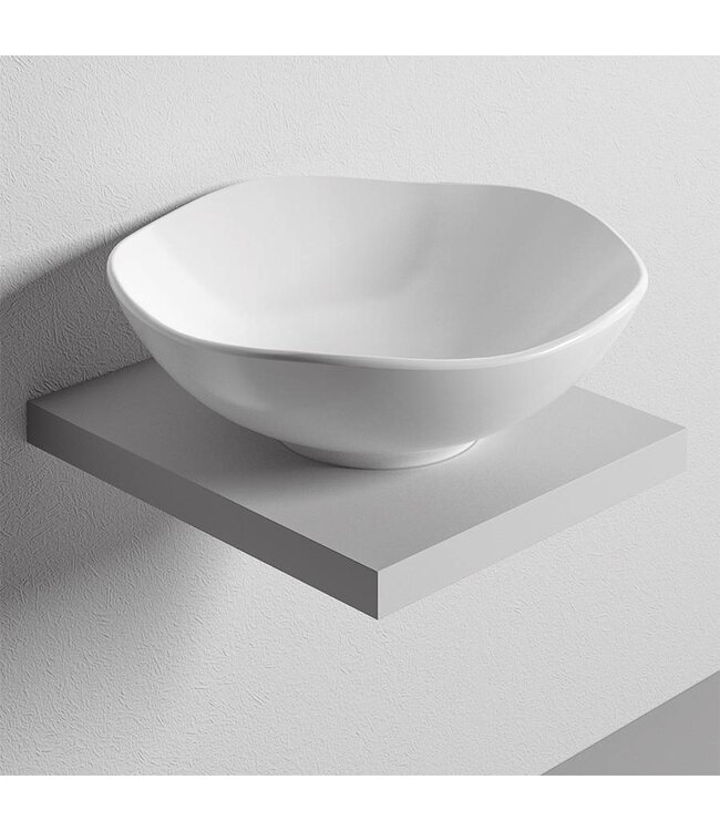 Sanitear KRISTAL Soft Opzetwastafel , Hand Made , Antibacterieel