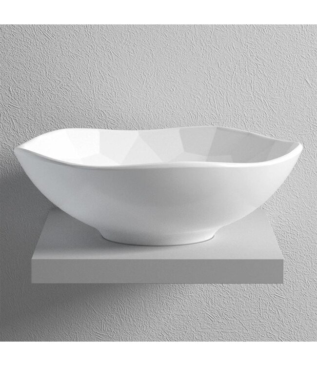 Sanitear KRISTAL Opzetwastafel , Hand Made , Antibacterieel