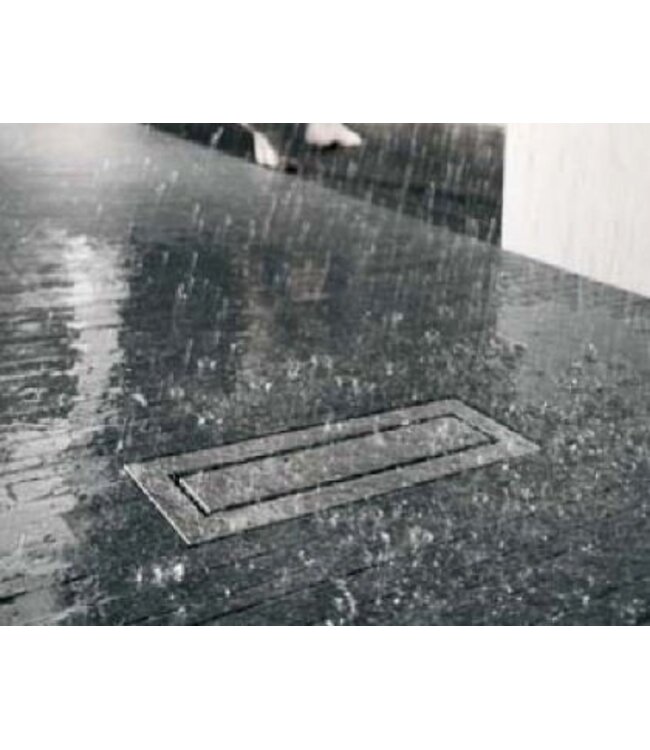 Sanitear Douchegoot RVS met FLENS 360° Draaibaar Sifon+ Afneembaar Haarfilter 60 CM