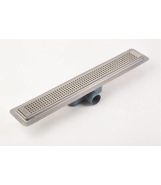 Nordlig STAAL Douchegoot RVS met FLENS 80 CM