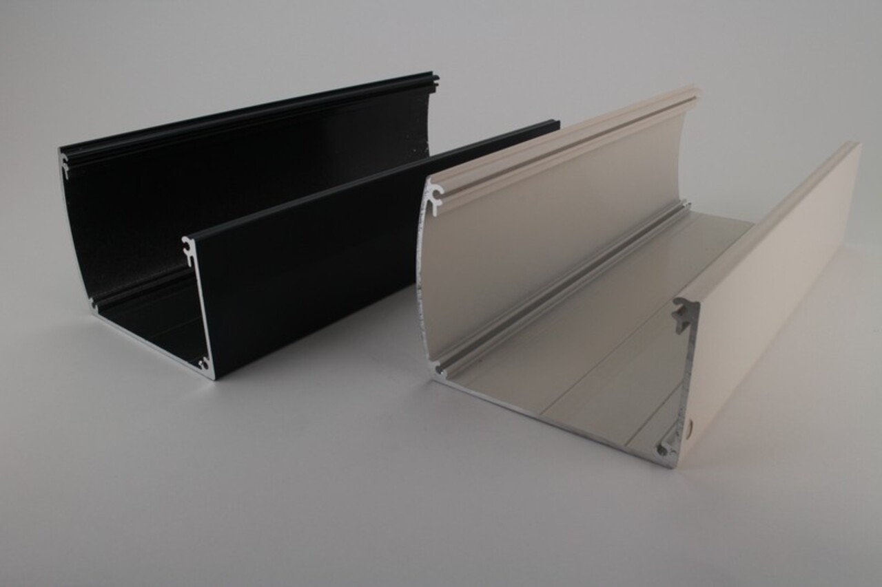 Pext Aluminium siergoot zwart (RAL9005) Pext Aluminium siergoot zwart (RAL9005)