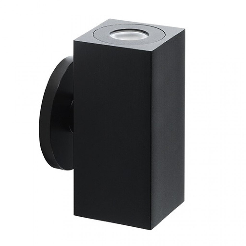 Hamulight LED Wandspot zwart vierkant Hamulight LED Wandspot zwart vierkant