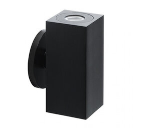 Hamulight LED Wandspot zwart vierkant Hamulight LED Wandspot zwart vierkant