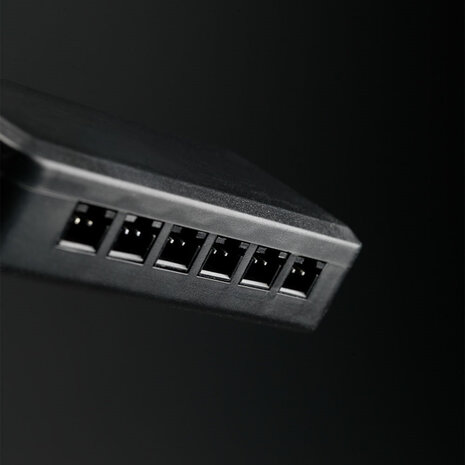 Hamulight LED Wandspot zwart vierkant Hamulight LED Wandspot zwart vierkant