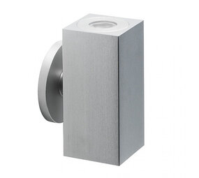 Hamulight Wandspot up & down grijs vierkant Hamulight Wandspot up & down grijs vierkant