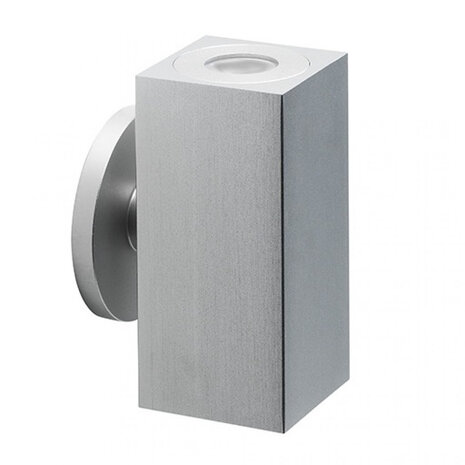 Hamulight Wandspot up & down grijs vierkant