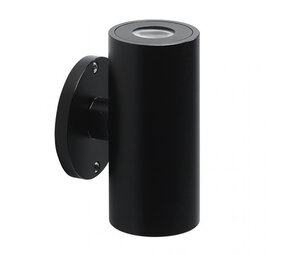 Hamulight LED Wandspot zwart rond Hamulight LED Wandspot zwart rond