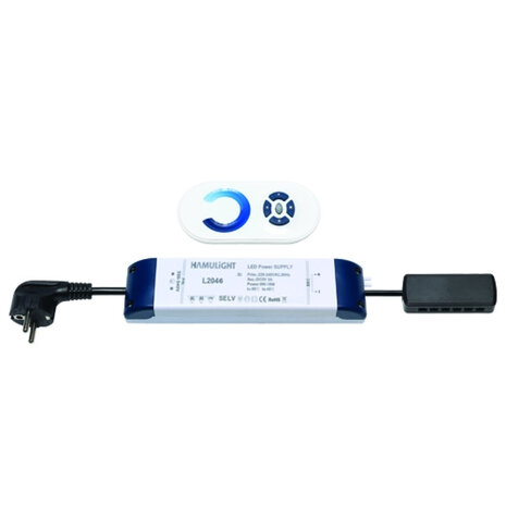 Hamulight LED Wandspot grijs rond Hamulight LED Wandspot grijs rond