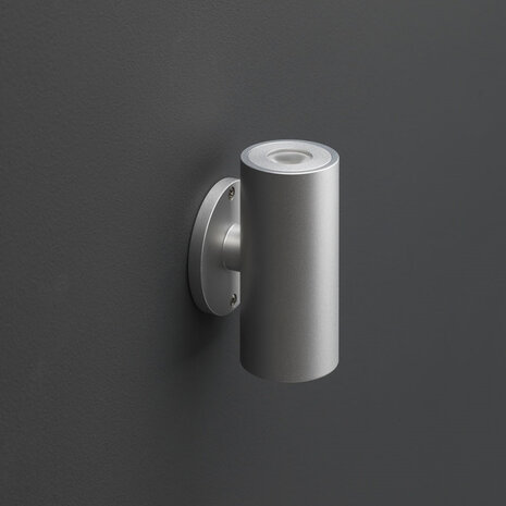 Hamulight LED Wandspot grijs rond Hamulight LED Wandspot grijs rond
