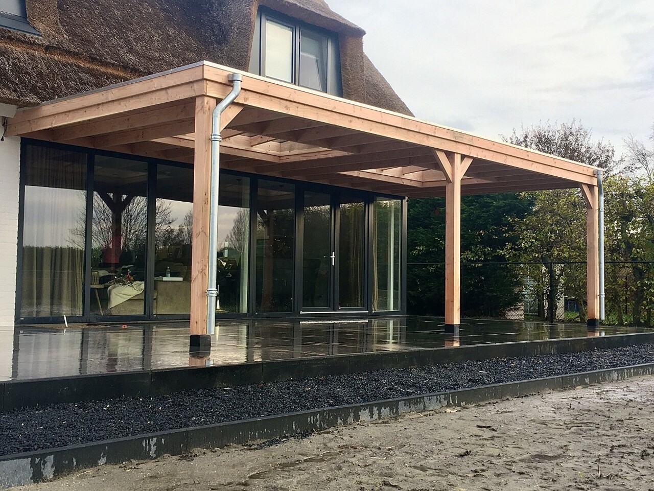 Pext Terrasoverkapping Muuraanbouw Modern Pext Terrasoverkapping Muuraanbouw Modern