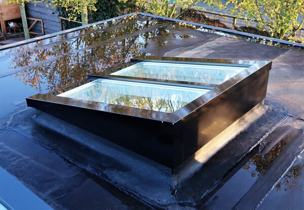 Pext Geïsoleerde Lichtstraat Lessenaarsdak Pext Geïsoleerde Lichtstraat Lessenaarsdak