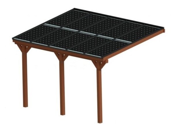 Pext Solar Veranda / Carport muuraanbouw Pext Solar Veranda / Carport muuraanbouw