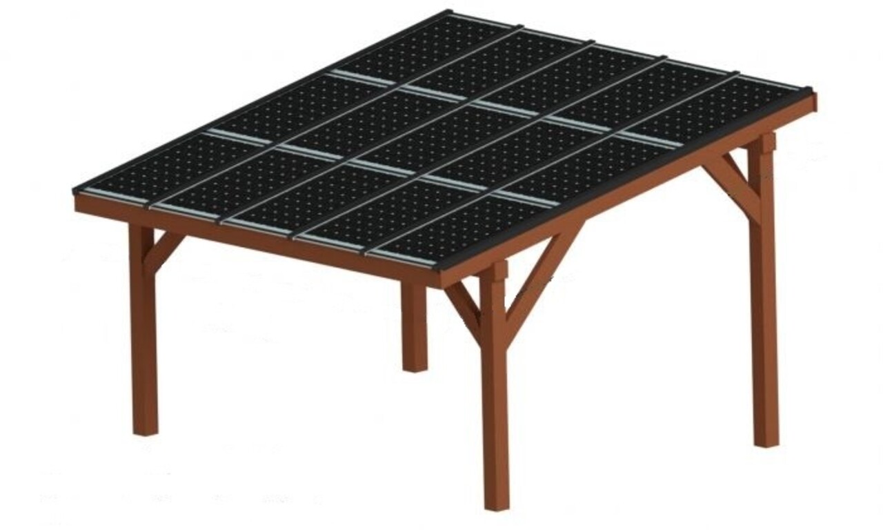 Pext Solar Veranda / Carport XL vrijstaand Pext Solar Veranda / Carport XL vrijstaand