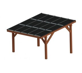 Pext Solar Veranda / Carport XL vrijstaand Pext Solar Veranda / Carport XL vrijstaand