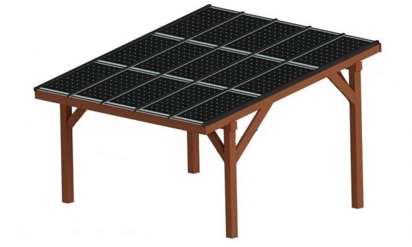 Pext Solar Veranda / Carport XL vrijstaand Pext Solar Veranda / Carport XL vrijstaand